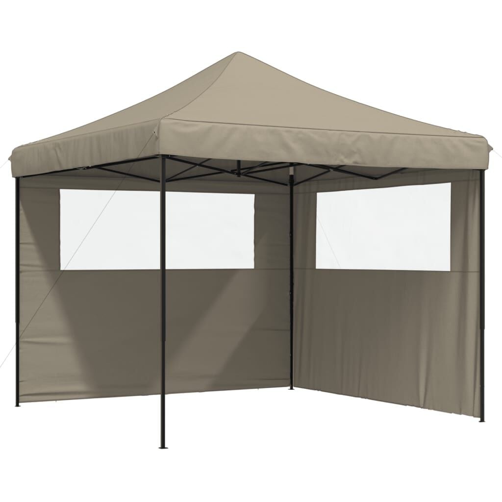 Inklapbare Partytent met Zijwanden Taupe - 25% Korting