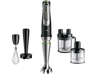 Braun Staafmixer MultiQuick 9 MQ 9187XLI Zwart - 25% Korting
