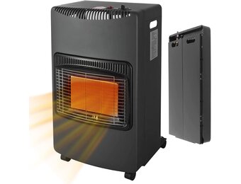 Brigros DA-201 Infrarood Gaskachel - Opvouwbaar - 4200W - Zwart