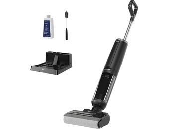 Hoover Draadloze stofzuiger, water en stof, vloerreiniger HW300, krachtig 16.000 Pa, looptijd 40 minuten, Tech.Anti-Twist anti-klitten, zelfreiniging en drogen aan de koude lucht, reiniging met