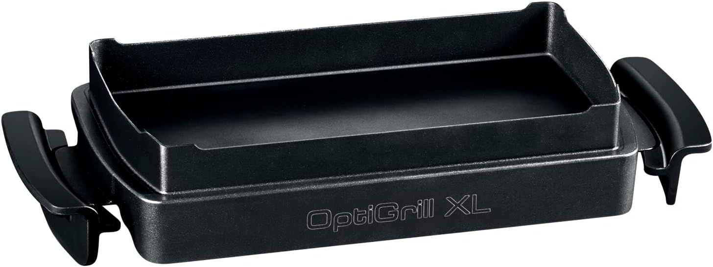 Tefal OptiGrill+ XL bakplaat 2 liter, antiaanbaklaag, zwart XA7278