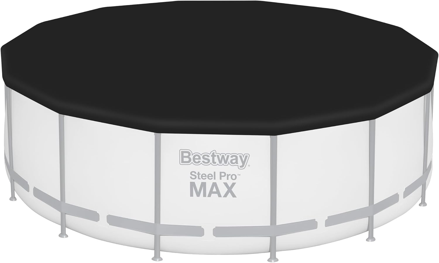 Zwembadafdekking Bestway Ø 427 cm Zwart