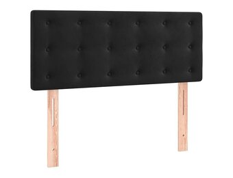 Zwart Fluweel Hoofdbord 100 cm - 19% Korting
