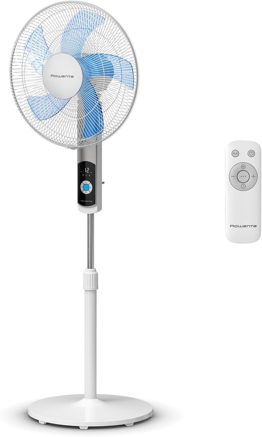 Rowenta Turbo Silence VU5650F0 Statiefventilator - Wit - 12 Snelheden