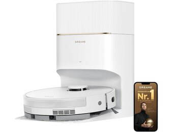 DREAME D20 Pro Plus-robotstofzuiger, zuigkracht van 13.000 Pa, dubbele ontwarrende borstel voor dierenhaar, hoekreiniging, zelflegend, LDS-navigatie en laservermijding, 2-in-1 stofzuiger en dweil