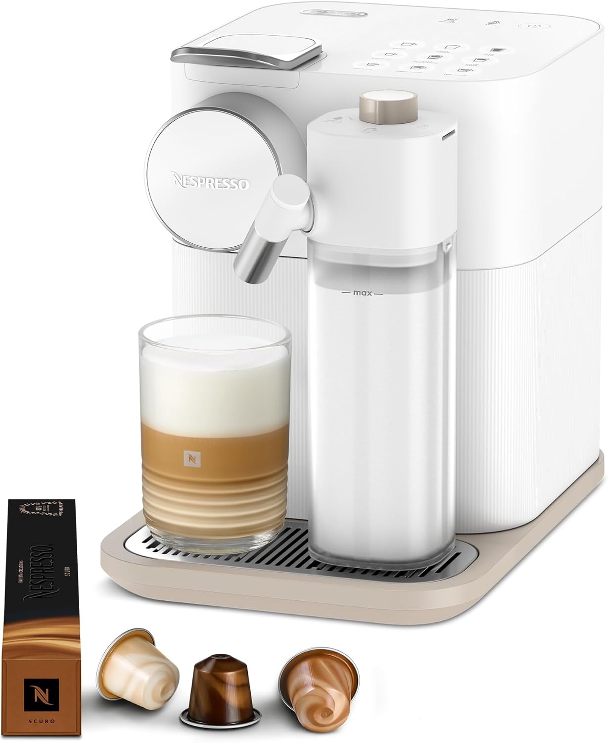 Nespresso Gran Lattissima EN640.W Koffiecupmachine - Wit (50% Korting)