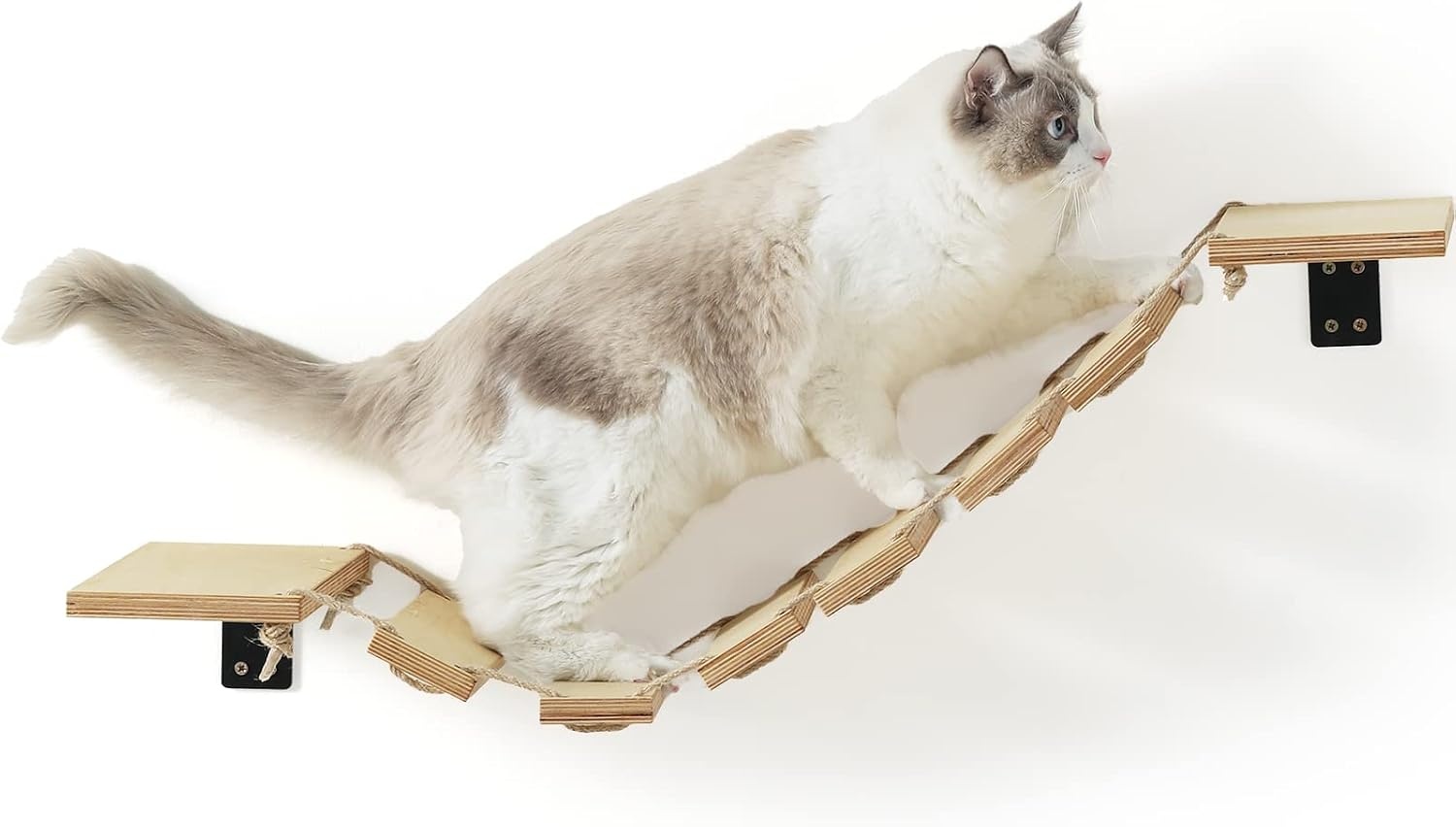 Kattenbrug aan de muur gemonteerd - 32,5 cm breed - 24% korting