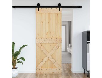 Massief Grenenhouten Deur NARVIK 90x210 cm - 25% Korting!