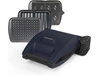 Wafelijzer 3-in-1 met 59% Korting | Maak Wafels, Broodjes & Meer