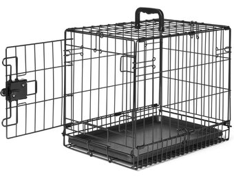 Hondenbench Opvouwbaar Metaal Zwart 46x32x38 cm - 22% Korting