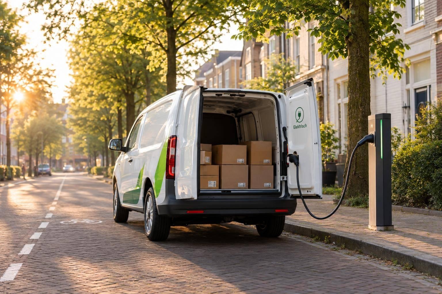 Onderzoek: elektrische bezorgwagens dalen CO2 per rit