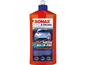 SONAX XTREME Ceramic Polish All-in-One (500 ml) voertuigpolish elimineert krassen op dofte, verweerde en onverzorgde lakken, art.nr. 02472000 - Maat XTREME Ceramic Polish All-in-One (500 ml)