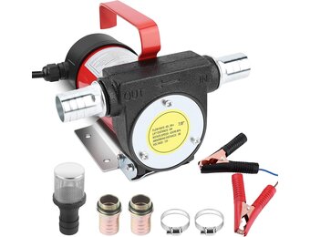 Cocoarm 12V Dieselpomp - Elektrische Oliepomp 160W - 40L/min - Zwart