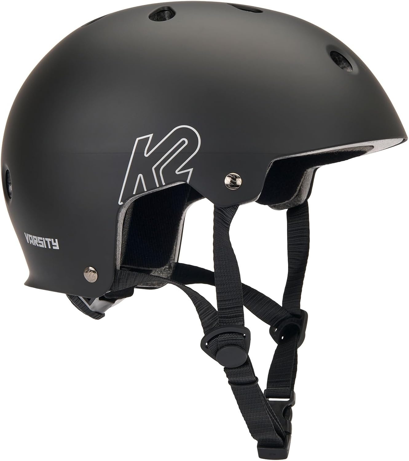 K2 Varsity Helm voor Skaten en Fietsen - Zwart - Maat M (55-58 cm)