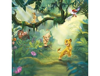 Komar Disney Lion King Jungle Behang Muurschildering, Vinyl, Multi-Colour, 368x0,2x254 cm