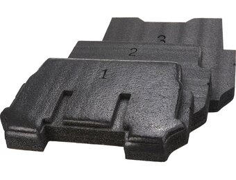 Milwaukee PACKOUT(TM) aanpasbare schuimvulling voor trolley koffer 4932471927, rood