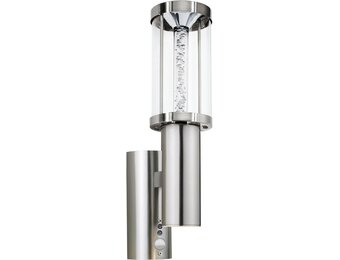 EGLO LED Buitenwandlamp Trono Stick RVS - 41 cm hoog