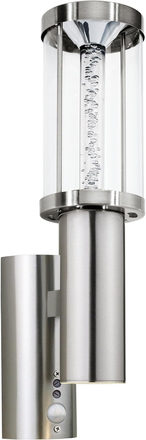 EGLO LED Buitenwandlamp Trono Stick RVS - 41 cm hoog