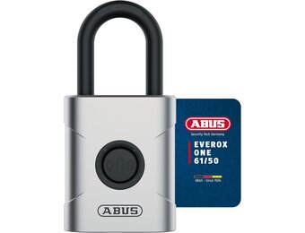 ABUS Slim Hangslot EVEROX One - Sleutelloos, IP66/IP68, 50 mm - Maat 50 mm