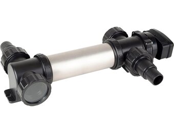 T.I.P. Roestvrijstalen UV-C-straler voor zwembaden en vijvers tot 36.000 l - 36 watt voor het verminderen van bacteriën en algen - Met LED-functiecontrole SPU 36000 UV, 30447