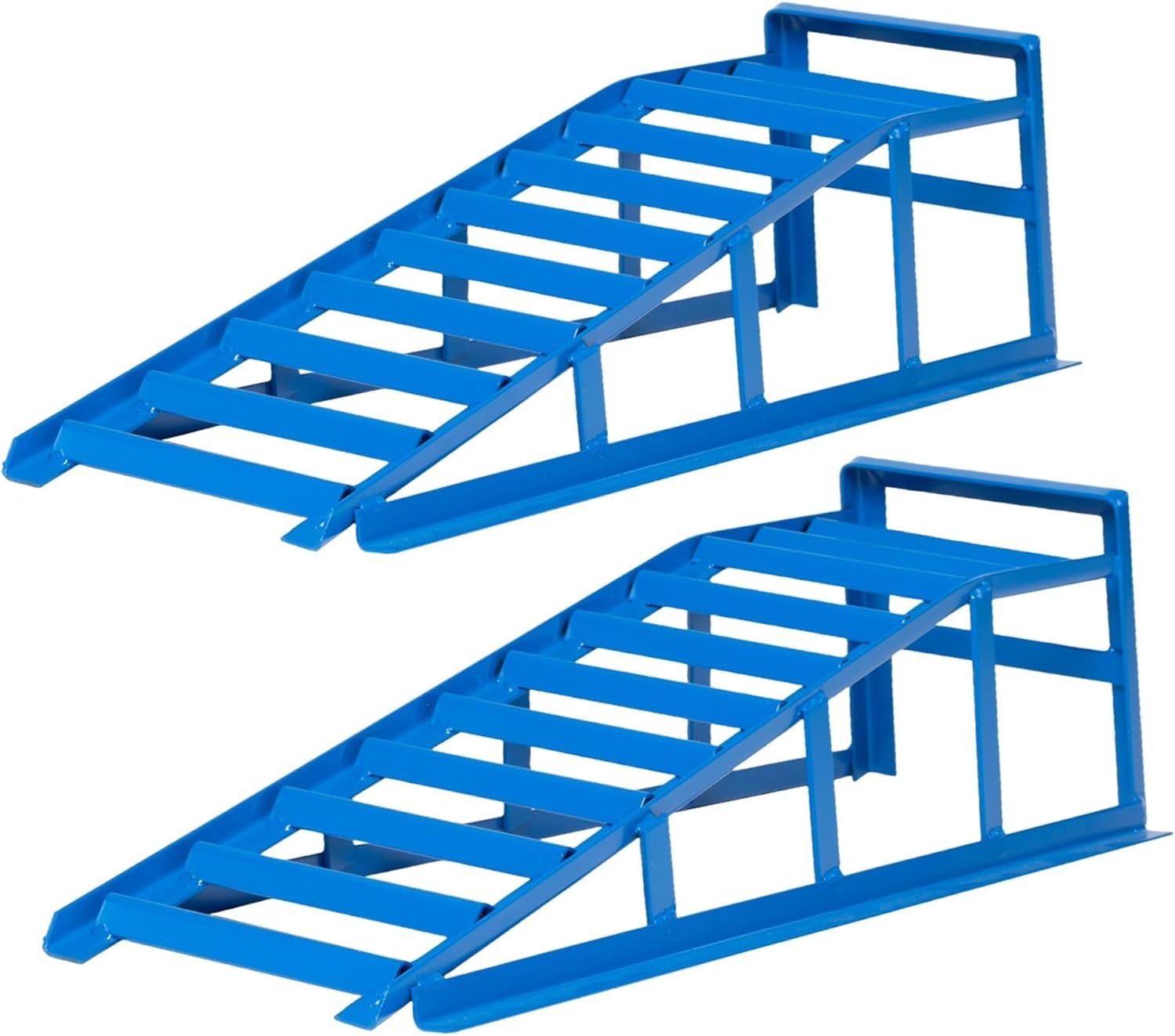 cartrend Autooprijplatform, tot 225 mm hefbrug, oprijplaat, hefplatform met overrijbeveiliging, 2 stuks