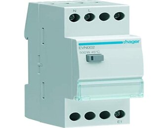 Hager EVN002 Tastdimmer 0-500W Universeel REG Zwart