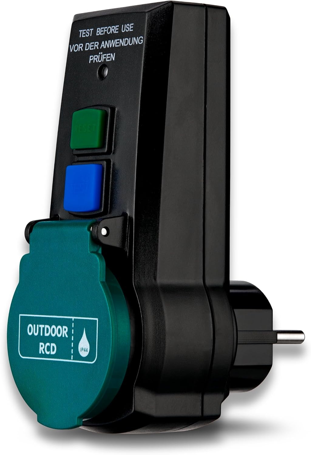 REV 0515494555 DI-aansluiting, stroomonderbreker, triggertijd 30 ms, 3600 W, zwart