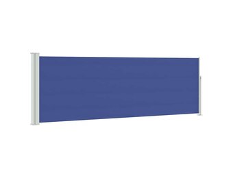 vidaXL Tuinscherm uittrekbaar 100x314 cm blauw