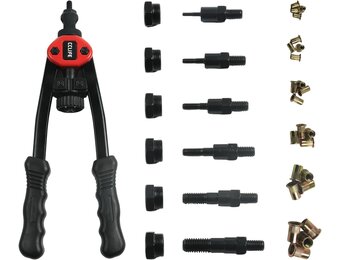 CCLIFE Blindklinkmoertang set M3-M10 inclusief 60 klinkmoeren