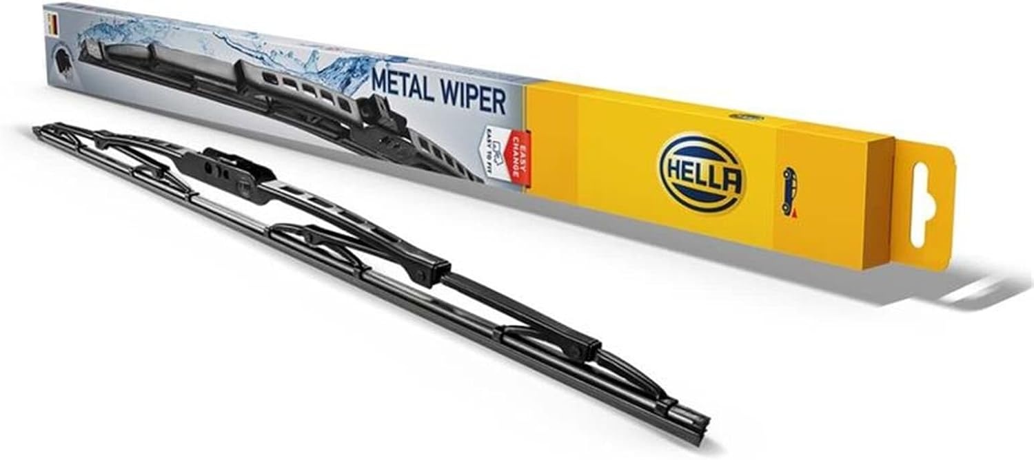 HELLA 9XW 178 878-241 Metal Wiper Ruitenwisser - WP60 - Beugel ruitenwisser - voor voertuigen met stuur links - 24" - 600mm - Voor - Aantal: 1 - Maat 600mm