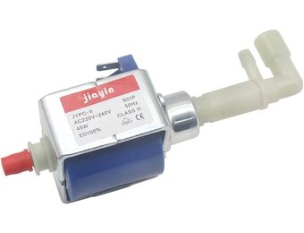 JIAYIN JYPC-501P AC 220V tot 240V 45W elektromagnetische waterpomp met drukbegrenzingsventiel voor koffiezetapparaat, elektrisch strijkijzer, andere
