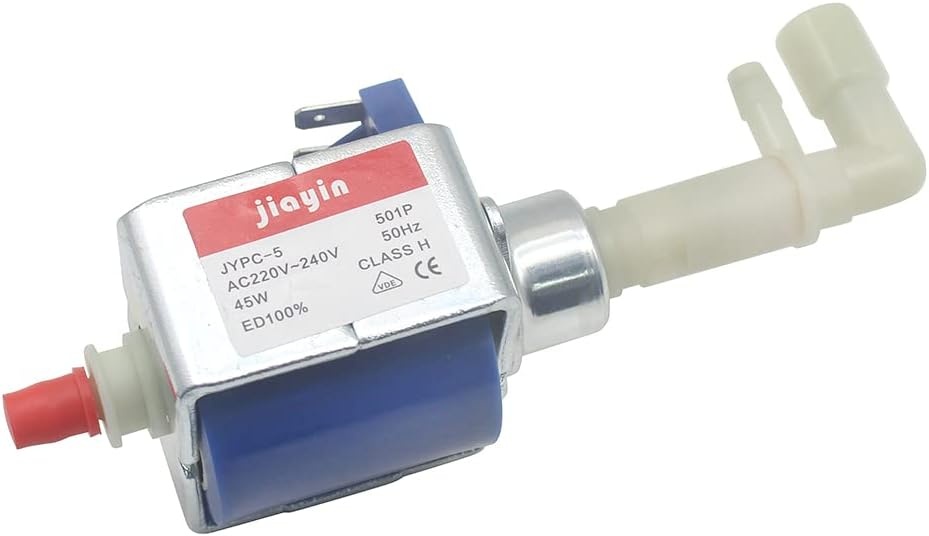 JIAYIN JYPC-501P AC 220V tot 240V 45W elektromagnetische waterpomp met drukbegrenzingsventiel voor koffiezetapparaat, elektrisch strijkijzer, andere