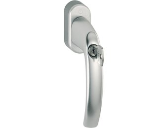 HOPPE Atlanta Secustik Raamkruk met Slot - Zilver - 7 x 32-42 mm