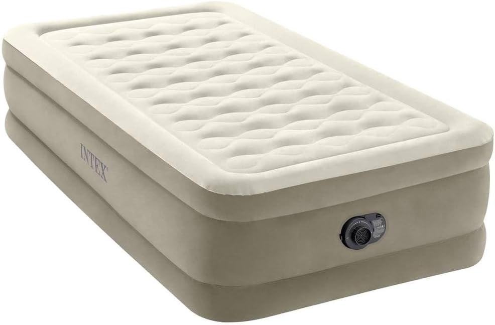 Intex 64426ND Ultra Plush luchtbed, Ingebouwde pomp, 1-persoons, 99cm x 191cm x 46cm