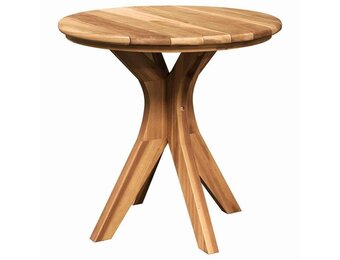 vidaXL Bijzettafel Bruin 55 x 55 x 51 cm Massief Teakhout