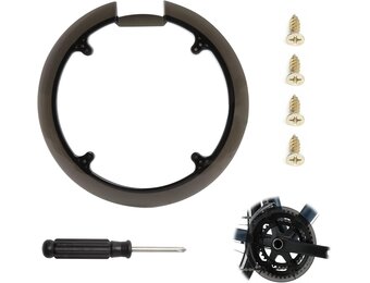 Kettingbescherming fiets kettingwiel afdekking 42 44 tanden kettingbeschermring kettingblad bescherming ketting en kettingblad voor mountainbikes en wegzwakke plekken met schroeven en