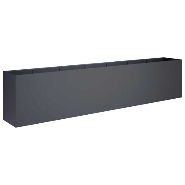 vidaXL Plantenbak Antraciet 280 x 40 x 60 cm Koudgewalst staal