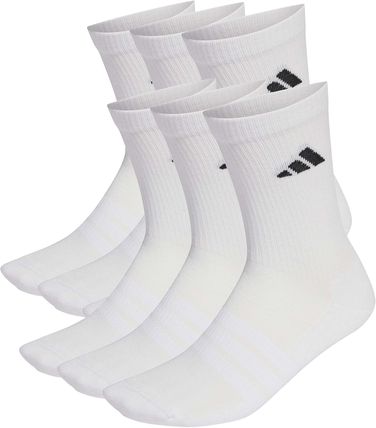 adidas Unisex Cushioned Crew Sokken - 6-Pack