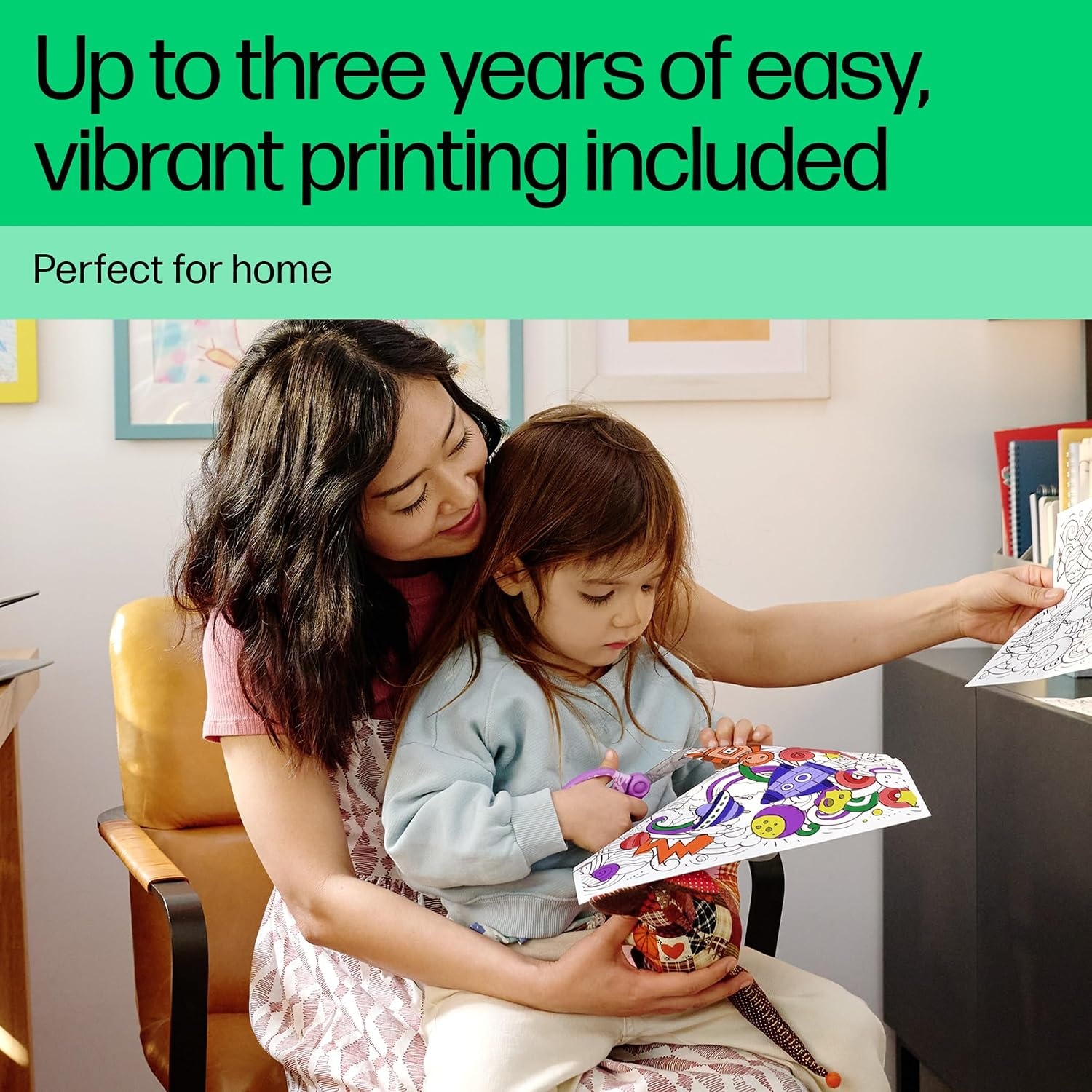 HP Smart Tank 7305 Multifunctionele printer (printer, scanner, kopieerapparaat, ADF, WLAN, LAN, AirPrint, Duplex, inclusief inkt voor maximaal 3 jaar printen) - Maat 3-in-1