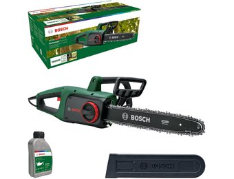 Bosch Home and Garden kettingzaag UniversalChain 40 (1800 W, lichtgewicht: 4,3 kg, kettingsnelheid: 12 m/s, inclusief kettingzaagolie, in doos) - Amazon Editie