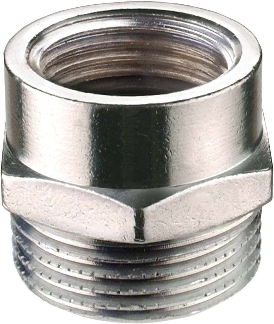 Cornat Verloopstuk 1/2 inch binnendraad x 3/4 inch buitendraad - Verchroomd messing