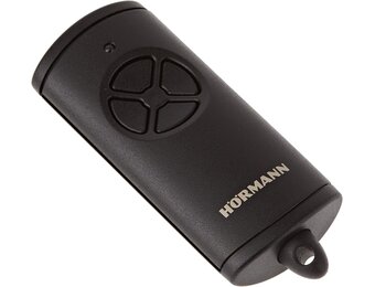 Hörmann 4511736 Handzender, Afstandsbediening voor Deur, Zwart, 1 Stuk