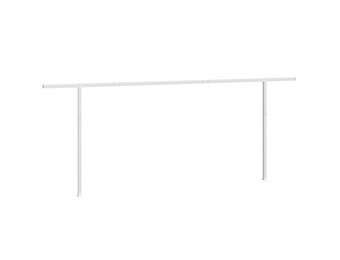 vidaXL Luifelpaalset 600x245 cm ijzer wit