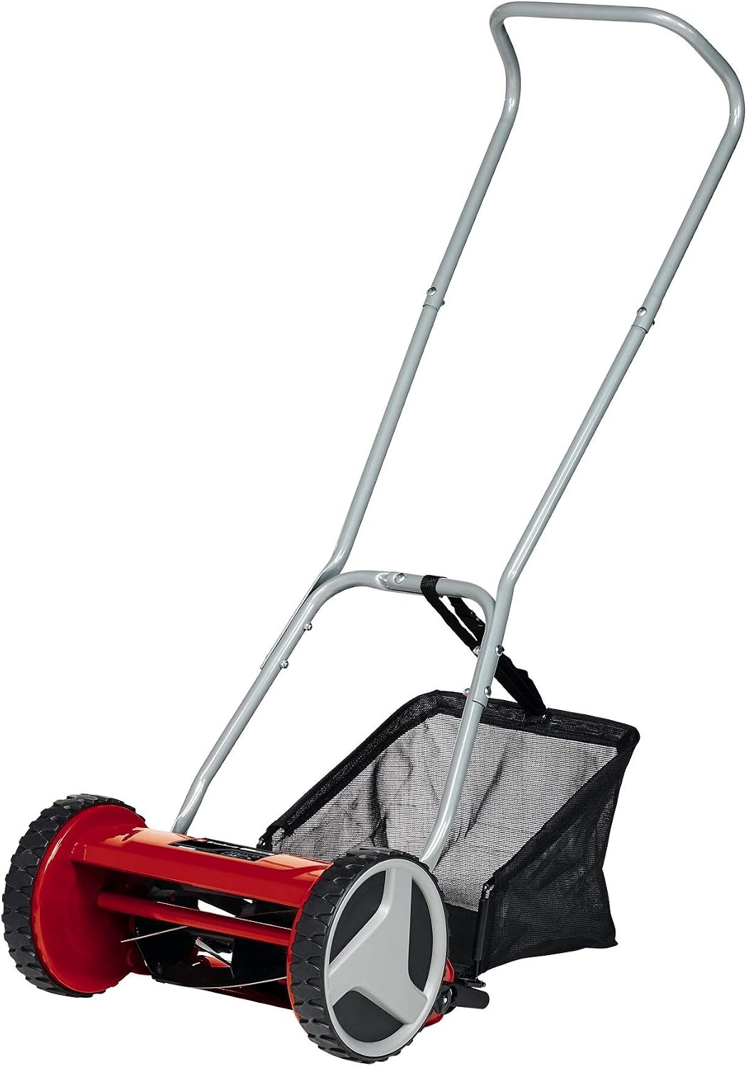 Einhell Handgrasmaaier GC-HM 300 (tot 150 m², snijcilinder, 5 stalen messen, maaihoogteverstelling in 4 standen van 13 tot 37 mm, opvangbak van 16 liter)