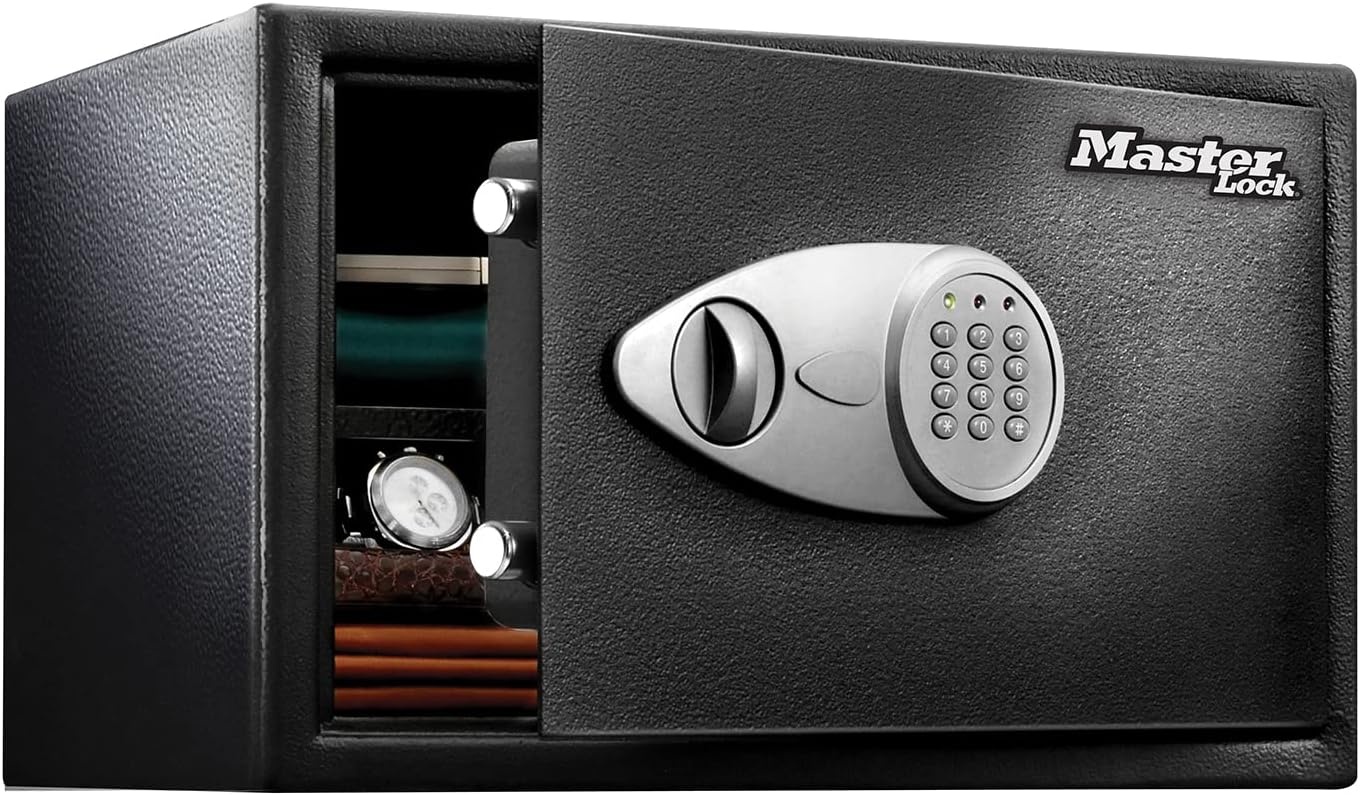 Master Lock Veiligheidskluis [XL - 33 Liter] [Digitaal slot] - X125ML - Kluis voor laptop, juwelen enz.