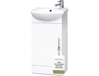 Balterley Orbit Wastafelmeubel met 1 Deur - 400x780x200mm - Glanzend Wit