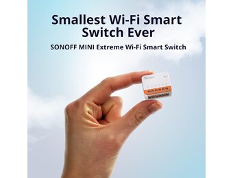 SONOFF MINIR4 WiFi Smart Switch 2-Way, DIY Smart Switch, afneembare relaismodus, 2.4G WiFi, APP-bediening, werkt met Alexa, Google Home Assistant, eWeLink-afstandsbediening,2PCS - Maat 2PCS
