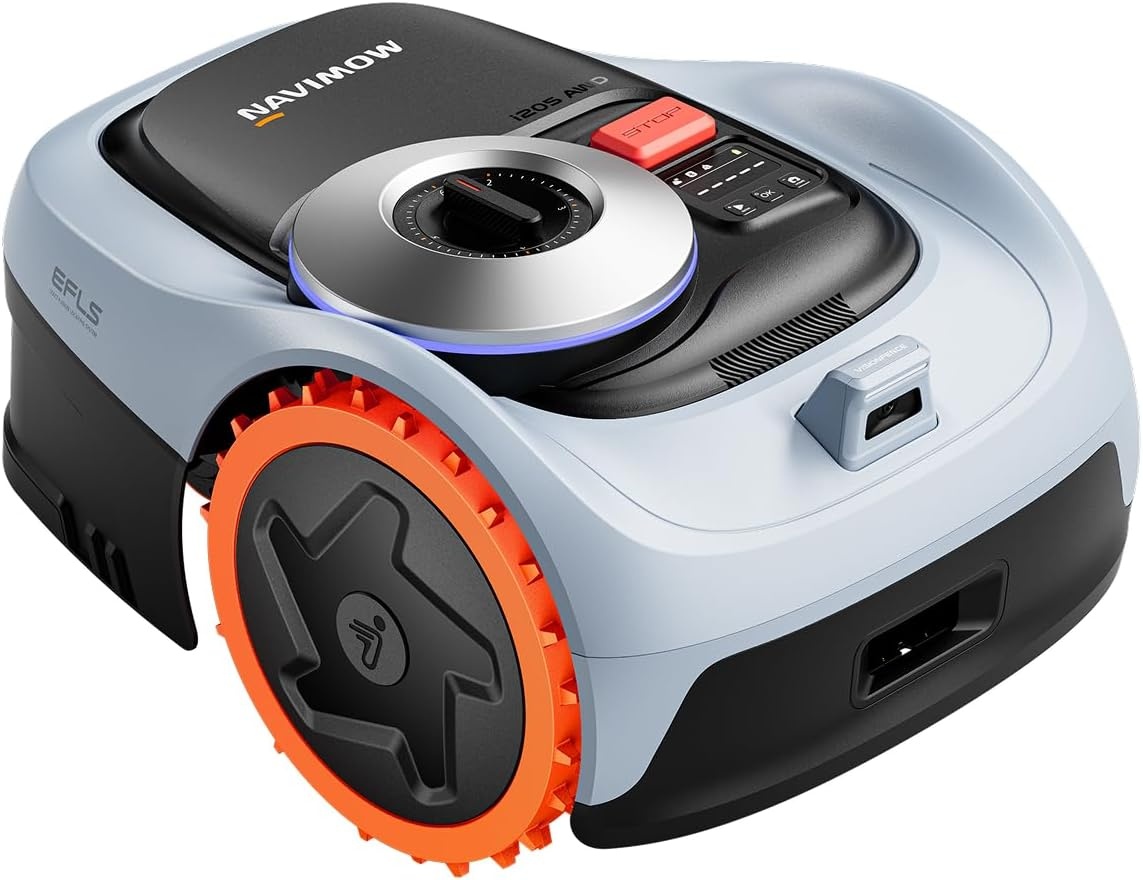 Segway Navimow i205 AWD robotmaaier zonder begrenzing, Driewielaandrijving voor hellingen tot 45%, EFLS NRTK + Vision, automatische kaartweergave, oplaadbaar. 500 m², geen RTK-antenne nodig