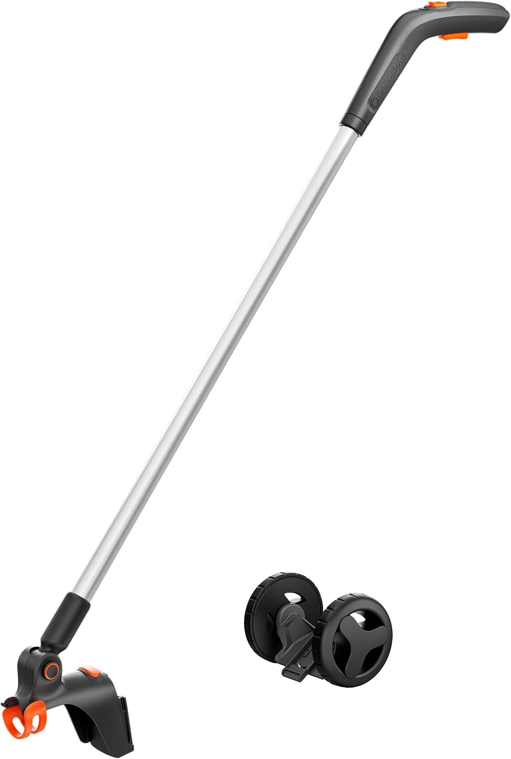 GARDENA Steel + Wielen voor P4A Grasschaar Accessoires Handheld: Ergonomische bediening, Draadloos, Naadloze integratie met grasscharen, Goede wendbaarheid, Gemakkelijk te monteren (14753-20)