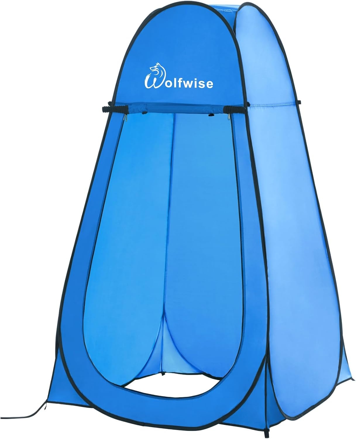 WolfWise Pop-up Douchetent - Blauw - 190 cm hoog - 23% korting